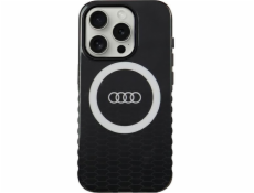 Audi Audi IML Big Logo MagSafe Case iPhone 15 Pro 6.1 černý/černý pevný obal AU-IMLMIP15P-Q5/D2-BK