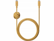 Kabel Native Union USB-C – USB-C 3m žlutý (ACABLE-C-KFT-NP)
