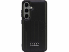 Audi Audi Syntetická kůže MagSafe S24 S921 černá/černá pevná skříň AU-TPUPCMS24-Q5/D1-BK