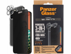 PanzerGlass PanzerGlass iPhone 15 Pro Max 3 v 1 Privacy Pack