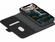 dbramante New York - iPhone 13 6.1 - Night Black - celozrnný kryt z oblázkové kůže