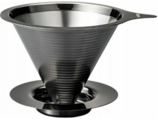 Hario Hario - Double Mesh Metal Dripper - Kovový dripper s grafitovým filtrem