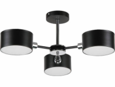 Závěsná lampa Mdeco ELM3020/3 BL 8C MDECO stínidlo na lampu stínidlo molekulární černý chrom
