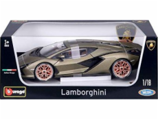 Model auta Bburago Lamborghini Sin FKP 37 v měřítku 1:18, Electric Gold (18-11046)