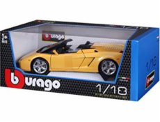 Bburago Bburago 18-12016 – Zlatá Collezione 1:18 Lamborghini Gallardo Spyder žlutá