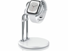 Stojan Beline SODI Stojan na Apple Watch SAW-300 Silver/Silver