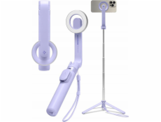 Selfie tyč Spigen Spigen MagSafe Tripod Selfie Stick, levandule