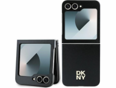 DKNY DKHCZF6PSMCSLK Z Flip6 F741 černá/černá kůže Matal Stack Logo