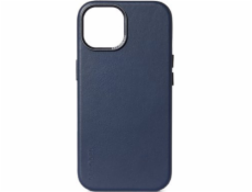 Decoded Decoded – ochranné kožené pouzdro pro iPhone 15 kompatibilní s MagSafe (Ture Navy)