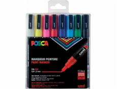 Posca Uni-Ball PC-3M, vícebarevný, vícebarevný, 8 barev, jemný, 0,9 mm, 1,3 mm Posca Uni-Ball PC-3M, vícebarevný, vícebarevný, 8 barev, jemný, 0,9 mm, 1,3 mm