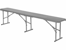 Saska Garden CATERING LAVICE SKLÁDACÍ 183X28X43CM ŠEDÁ