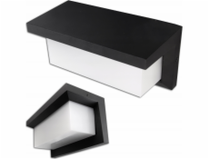 LVT nástěnné svítidlo LVT Lagos 7925 nástěnné svítidlo zahradní nástěnné svítidlo IP54 1x12W LED 4000K 840lm s pohybovým senzorem černá/bílá