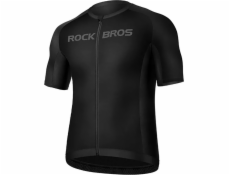 RockBros Rockbros 15120002002 Cyklistický dres s krátkým rukávem M - černý