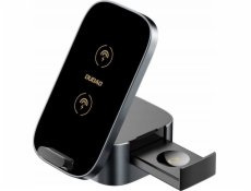 Dudao nabíječka Dudao A11Pro+ indukční nabíječka 15W 3v1 pro telefon/chytré hodinky/sluchátka – černá