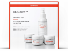 ODEXIM_SET Nuzeniec čisticí fluid 150ml + ranní krém na obličej 30ml + denní krém na obličej 30ml + noční pasta 30ml