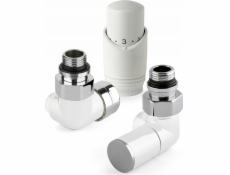 130KB015M16.12L SADA AXIÁLNÍHO VENTILU LEVÝ + TEPELNÁ HLAVA BÍLÁ PEX // G.ZG.KPL.OS.CH-LEVÁ-BÍLÁ-PEX