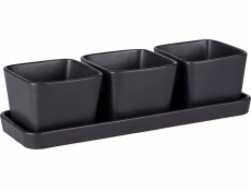 Wenko Snack and dip set, 3 misky s podnosem, 300 ml, WENKO