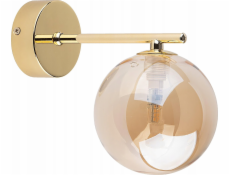 Nástěnné svítidlo TK Lighting Tk Lighting Estera 4778 nástěnné svítidlo moderní skleněné stínidlo 1x6W G9 jantar/zlatá