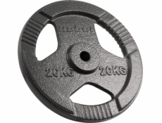 Rebel Litinová váha 20kg, otvor 31mm, deska s úchyty, REBEL ACTIVE