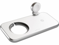 Zens ZENS hliníková nabíječka 4v1 – 45W bezdrátová nabíječka, kompatibilní s MagSafe (bílá)