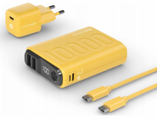 Powerbanka Realpower RealPower Powerbanka PB-10000 Set gelb 10.000mAh
