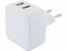 Schwaiger Schwaiger LAD230 531 Nabíječka Digitální fotoaparát, sluchátka, smartphone, tablet Bílá Interní střídavý proud