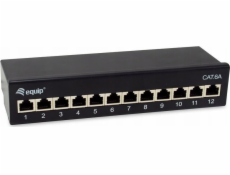Equip Equip Patchpanel 12x RJ45 Cat6A 10 FTP 1HE Premium černá