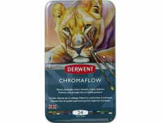 Derwent Derwent Chromaflow 24 kovové práškové tužky