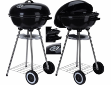 Zahradní ohniště BBQ Zahradní gril kulový rex ocelový 46 x 84 cm