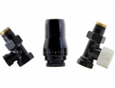 Schlosser TERMOSTATICKÝ SET STANDARD 1/2GZ x 1/2GW ROVNÝ - ČERNÝ MAT.