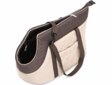 Hobbydog R3 BÉŽOVÁ TAŠKA S HNĚDÝM ŠÁTEM (NUBUCK)