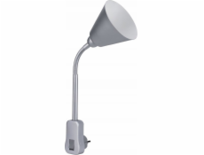 Stolní lampa Paulmann JANUS zásuvná lampa flexibilní rameno E14 max. 20W 230V šedá
