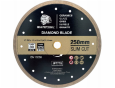 INDICKÁ PROFESIONÁLNÍ DIAMANTOVÁ ČEPEL 250mm SLIM STŘIH INDICKÁ PROFESSIONAL