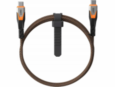 Kabel USB C2G UAG SRGE - USB-C - kabel USB-C, USB 3.2 Gen2 240W/20Gbps, 75 cm (černá/oranžová)