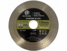 INDICKÁ PROFESIONÁLNÍ DIAMANTOVÁ ČEPEL 125 mm x 1,9 mm x 22,2 mm RYCHLÝ ŘEZ INDICKÝ PROFESIONÁL