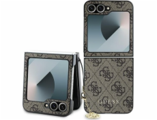 Guess Guess GUHCZF6GF4GBR Z Flip6 F741 hnědá/hnědá 4G Charm