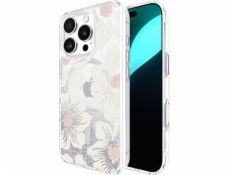 Kate Spade New York Kate Spade New York Tekutý třpytivý MagSafe – pouzdro na iPhone 16 Pro (Hollyhock Floral)