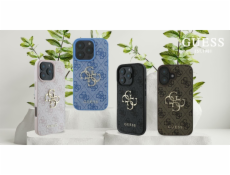 Guess Guess GUHCP16S4GMGPI iPhone 16 6.1 růžový/růžový pevný obal 4G velké logo