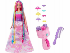 Panenka Barbie Mattel BRB PRINCESS CURLED HAIR JCW55 WB4