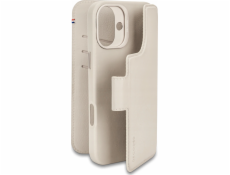 Decoded Decoded Leather Detachable Wallet – kožené ochranné pouzdro kompatibilní s MagSafe pro iPhone 16 (hlína)