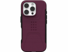 UAG UAG Civilian Magsafe - ochranné pouzdro pro iPhone 16 Pro kompatibilní s MagSafe (bordeaux)