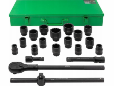 Rázový utahovák ROCKFORCE / WMC ROCKFORCE NÁRAZOVÝ NÁRAZOVÝ SET 21 ks. 3/4 12ÚHEL. 17-50 mm
