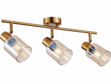 Italux Italux Santia SPL-65342-3-BRO-AMB stropní svítidlo 3x40W E14 mosaz/jantarová