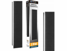 Nástěnné svítidlo LVT LVT Lara 1278 venkovní nástěnné svítidlo nástěnné svítidlo 1x19W LED 4000K černá