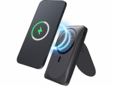 Powerbanka ForCell FORCELL F-ENERGY F10K2 MagStand powerbanka kompatibilní s MagSafe PD QC3.0 5A 20W 10 000 mAh černá