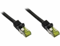 Dobré připojení CAT 6 Patchcord Black 3M (8070-030S)