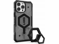 UAG UAG Pathfinder Clear Magsafe Bundle – ochranné pouzdro kompatibilní s MagSafe pro iPhone 16 Pro Max a stojan s magnetickým kroužkem (popel/černý)
