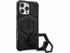 UAG UAG Monarch Pro Magsafe Bundle - MagSafe kompatibilní ochranné pouzdro pro iPhone 16 Pro Max a magnetický prstencový stojan (uhlíkové vlákno / černá)