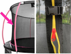 Vnitřní síť Lean Sport pro trampolínu Sport Max 10 stop růžová