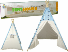 Dětský stan LeanToys Tipi Indian Clouds Waterproof Garden
